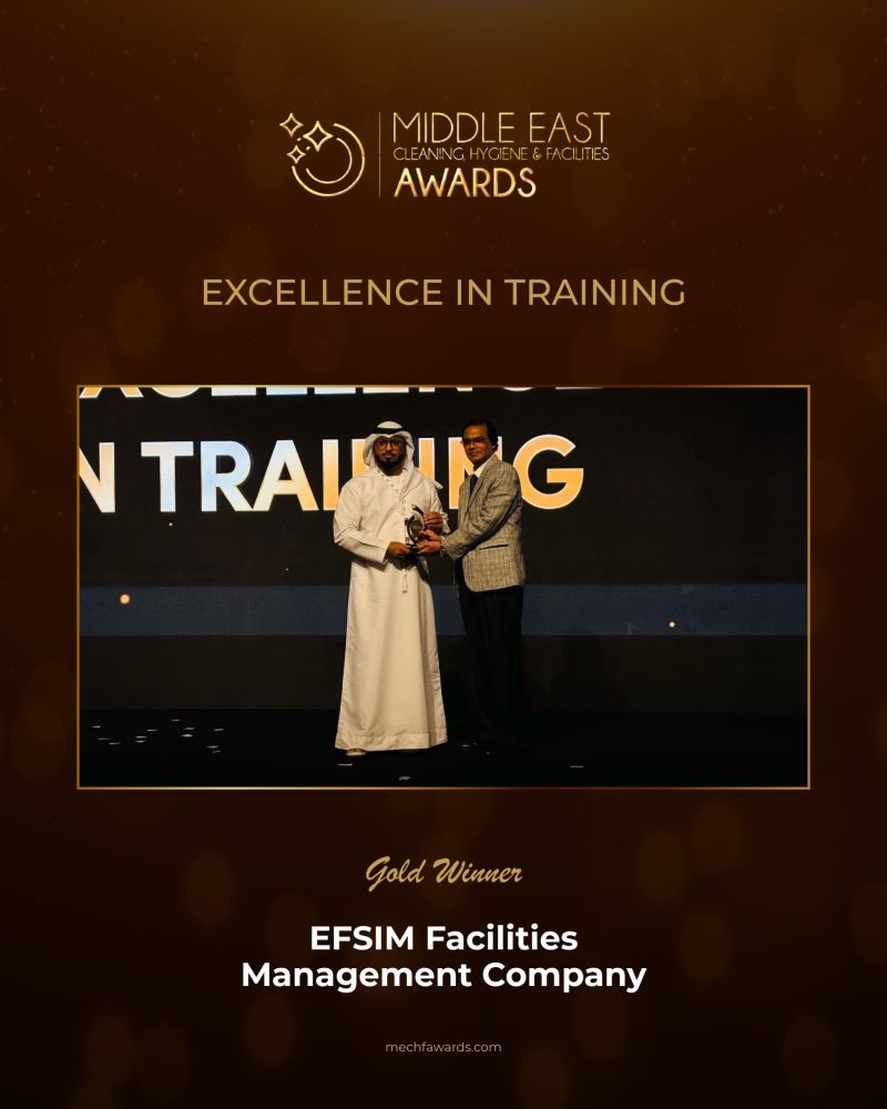 EFSIM wins Gold in the Excellence in Training category at MECHF 2025