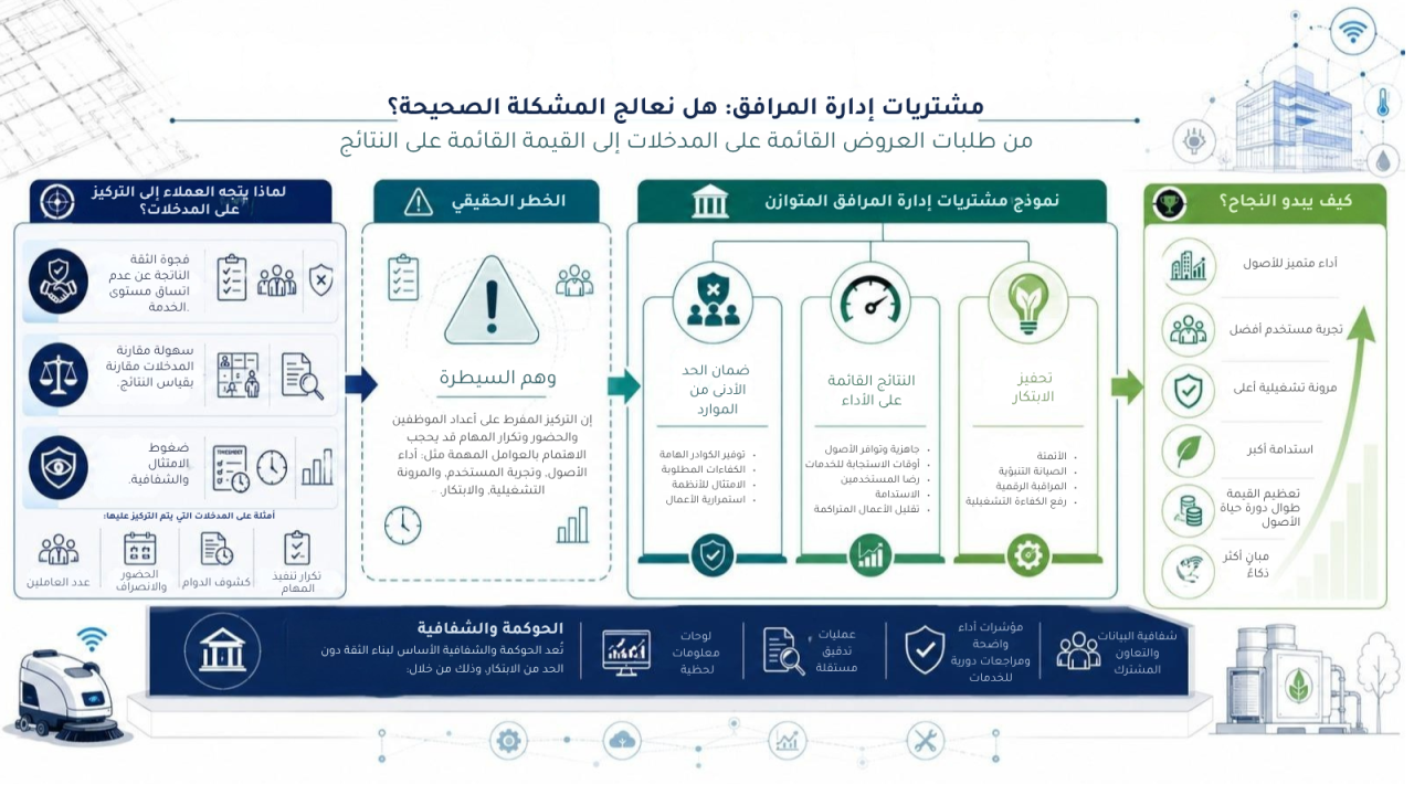 التحول المتزايد نحو طلبات العروض المعتمدة على المدخلات في إدارة المرافق